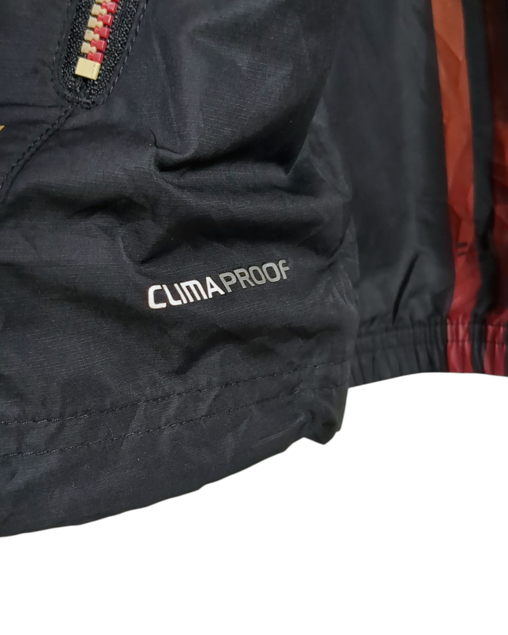 2010-11 AC Milan Adidas Hooded Rain Jacket - (XL)