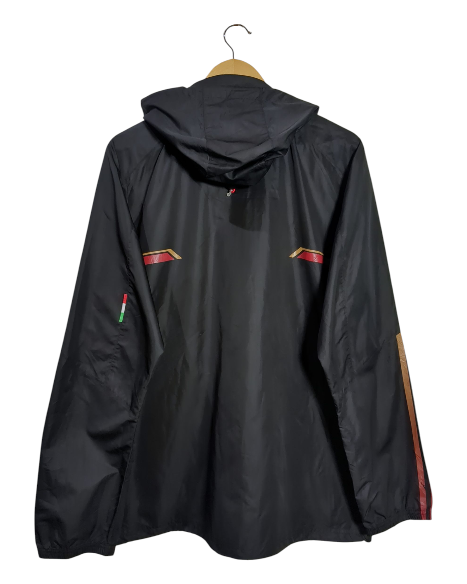 2010-11 AC Milan Adidas Hooded Rain Jacket - (XL)