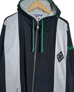 1995-96 Borussia Monchengladbach Reebok Hooded Track Jacket - (L)