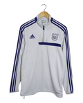 2013-14 Anderlecht Adidas 1/4 Zip Training Top - (M)