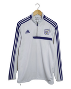 2013-14 Anderlecht Adidas 1/4 Zip Training Top - (M)