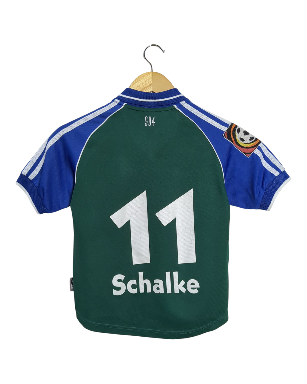 1999-00 Schalke Adidas Away Shirt #11 - (S.Boys)