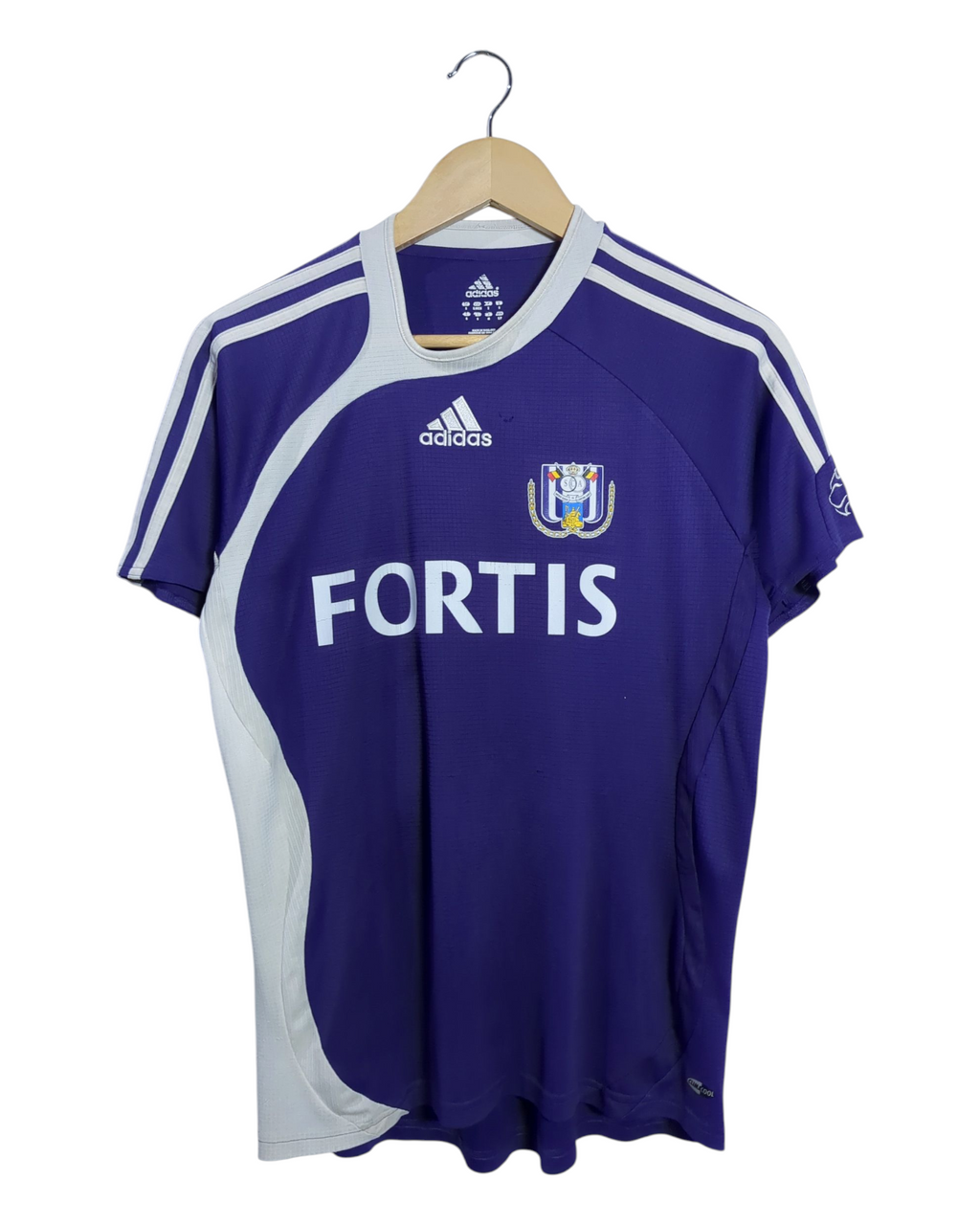 2006-08 Anderlecht Adidas Home Shirt #10 A.Hassan - (S)