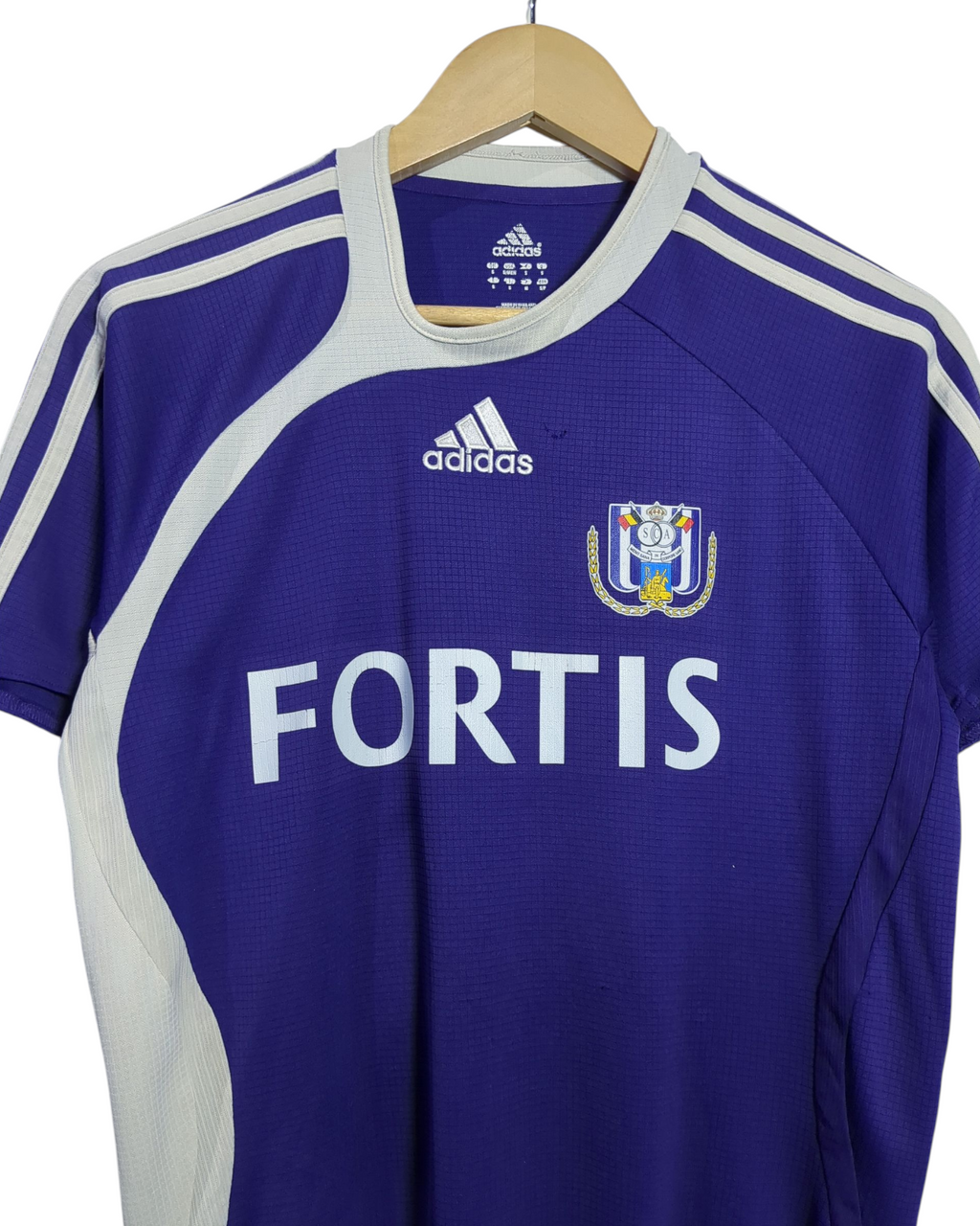 2006-08 Anderlecht Adidas Home Shirt #10 A.Hassan - (S)