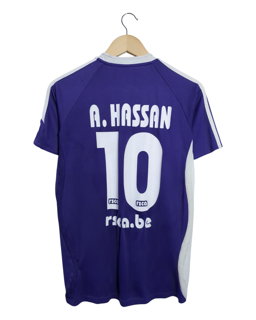 2006-08 Anderlecht Adidas Home Shirt #10 A.Hassan - (S)