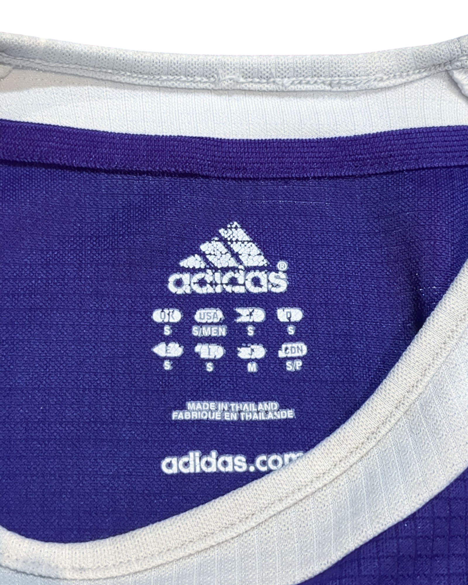 2006-08 Anderlecht Adidas Home Shirt #10 A.Hassan - (S)