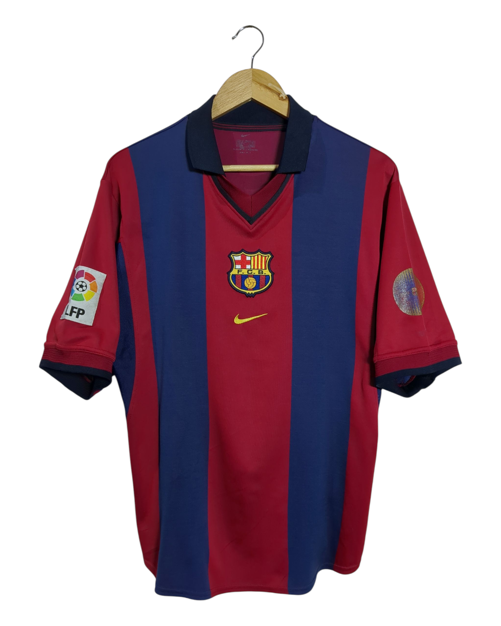 2000-01 Barcelona Nike Home Shirt - (L)