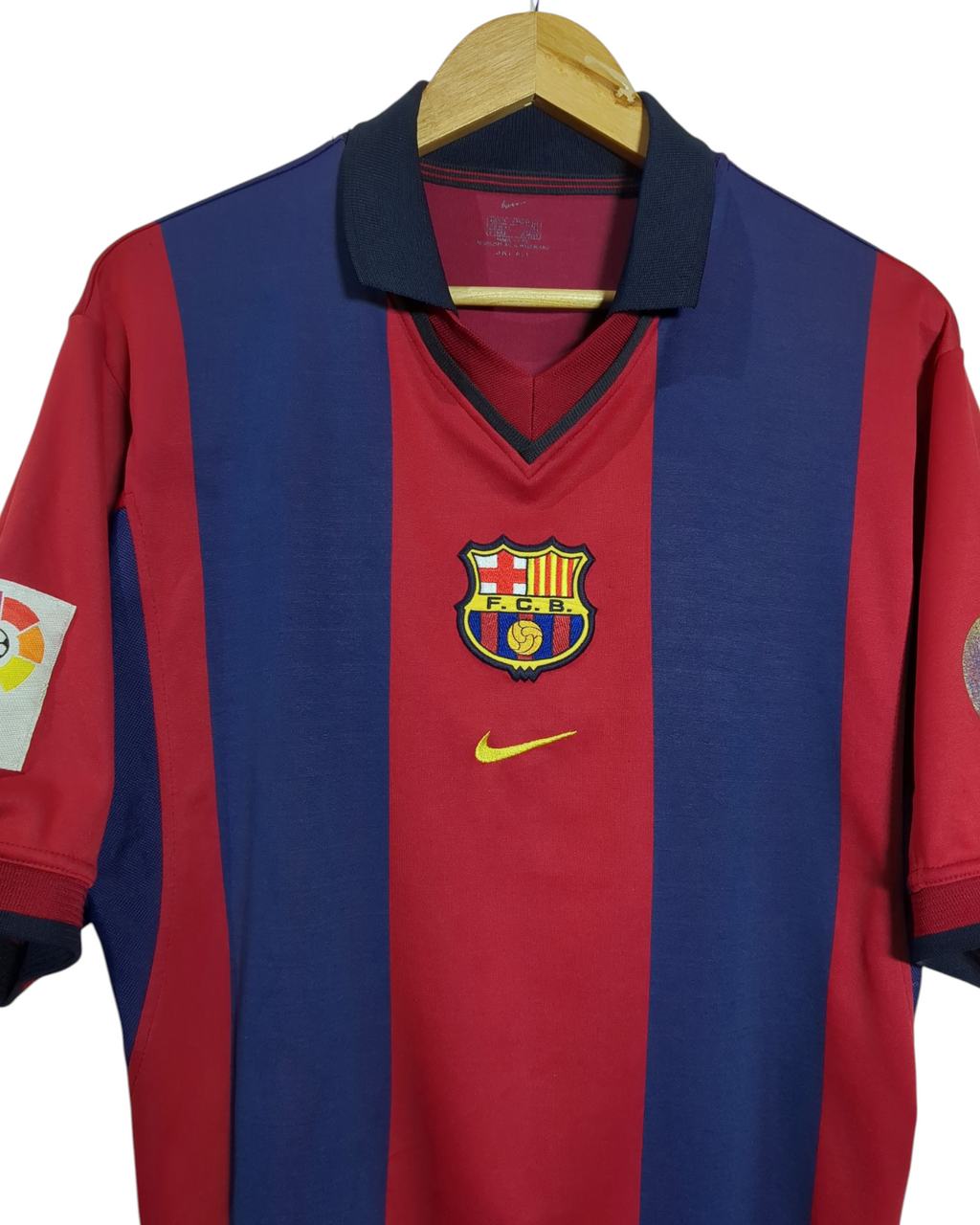 2000-01 Barcelona Nike Home Shirt - (L)