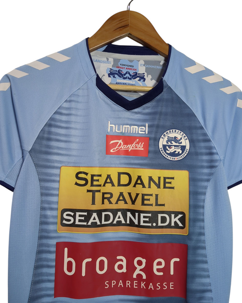 2019-20 SonderjyskE Hummel Home Shirt - (L.Boys)
