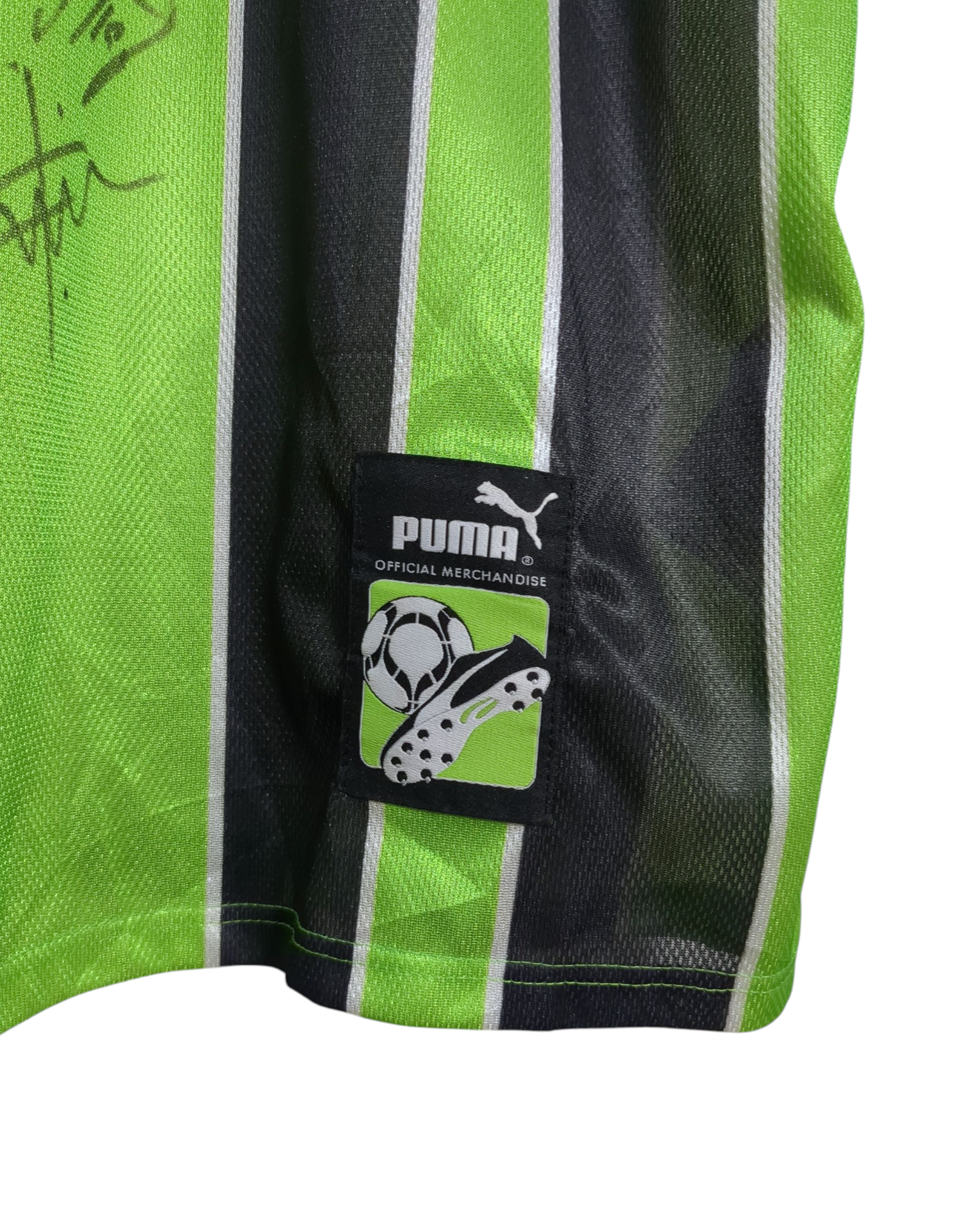 1998-99 Wolfsburg Puma Signed Home Shirt #21 - (XL)