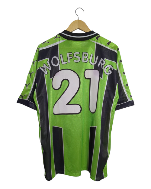 1998-99 Wolfsburg Puma Signed Home Shirt #21 - (XL)
