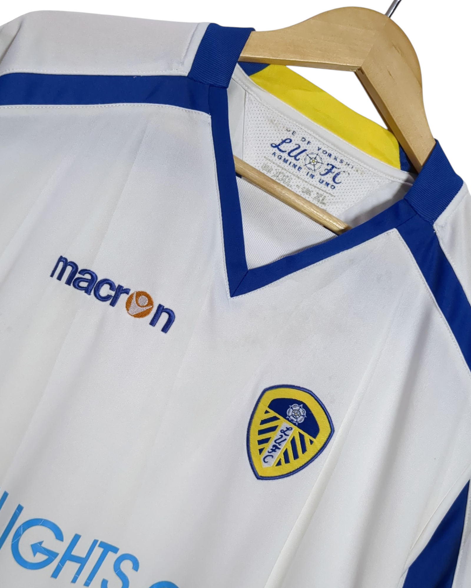 2008-09 Leeds United Macron Home Shirt - (XL)