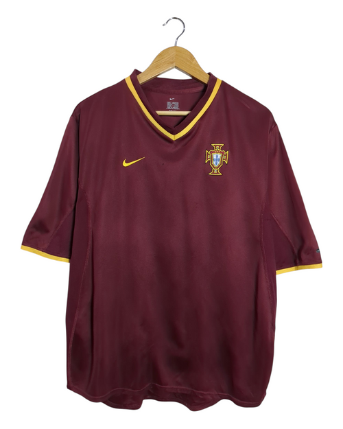 2000-02 Portugal Nike Home Shirt #7 Figo - (XL)