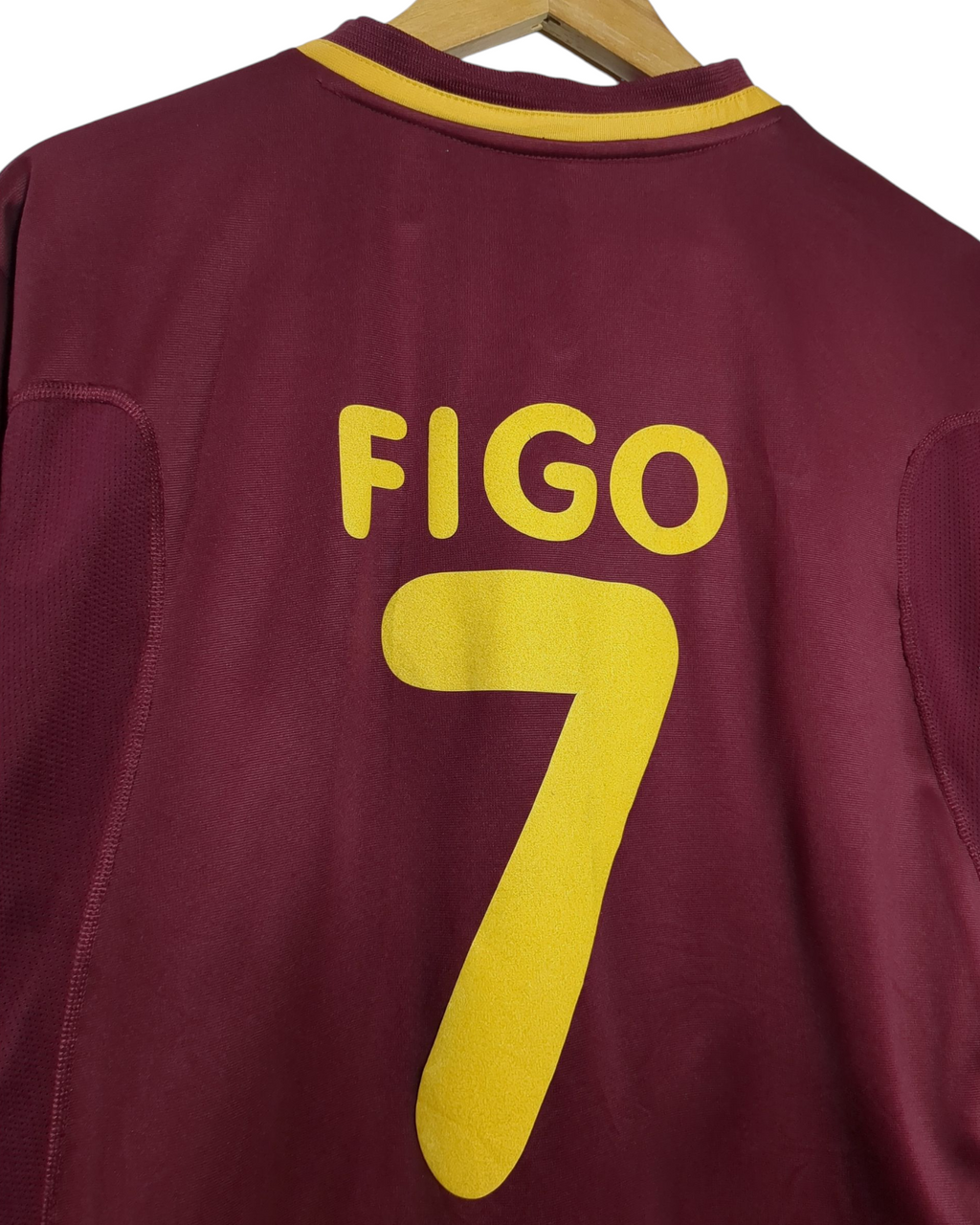 2000-02 Portugal Nike Home Shirt #7 Figo - (XL)