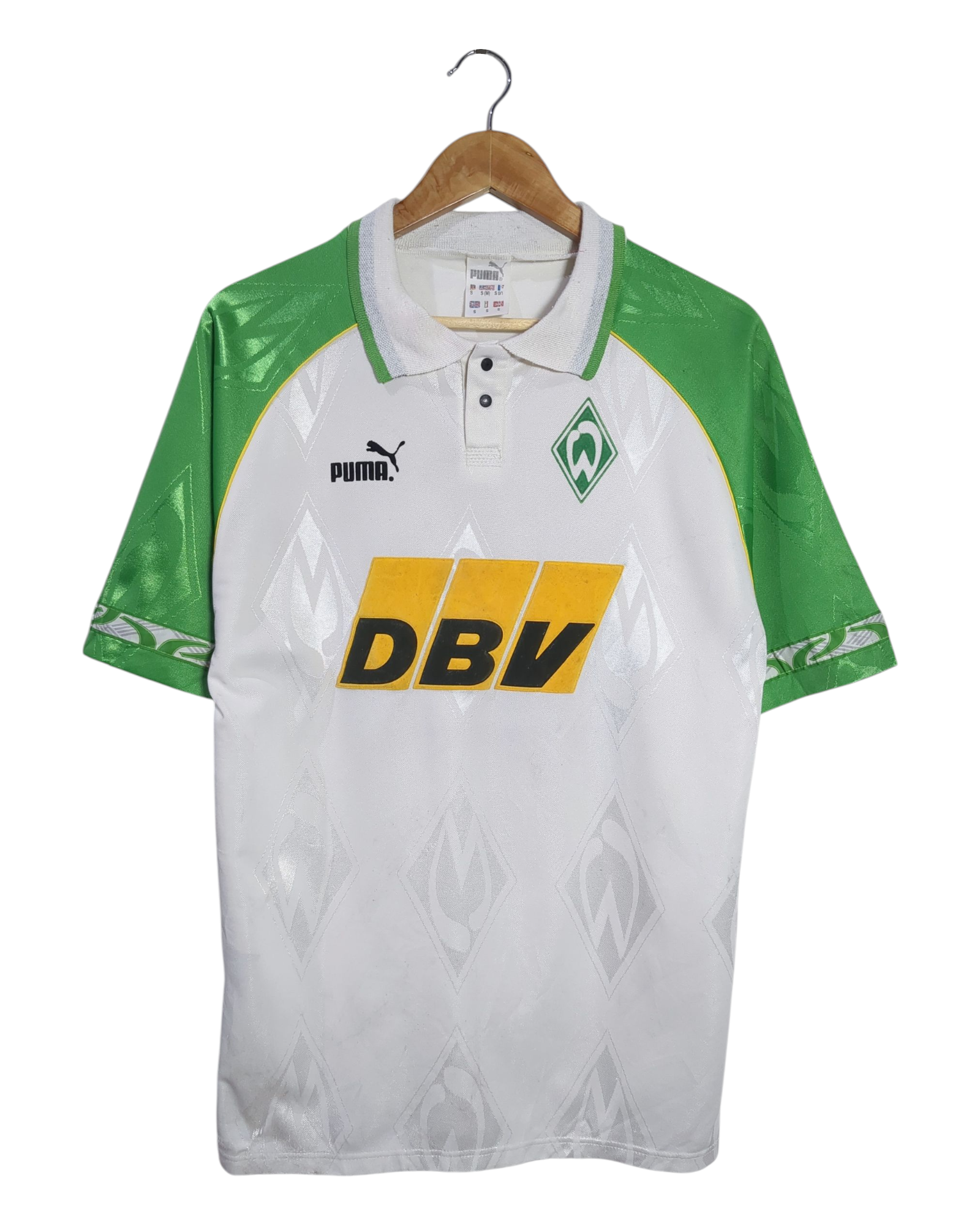 1995-96 Werder Bremen Puma Home Shirt #28 - (M)