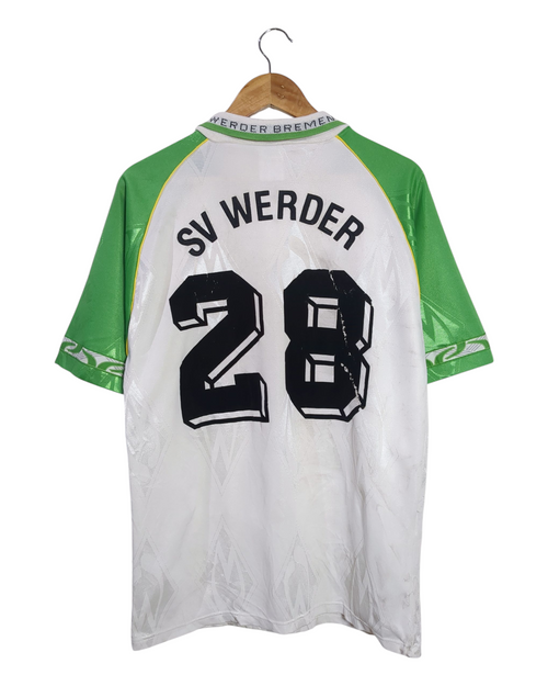 1995-96 Werder Bremen Puma Home Shirt #28 - (M)