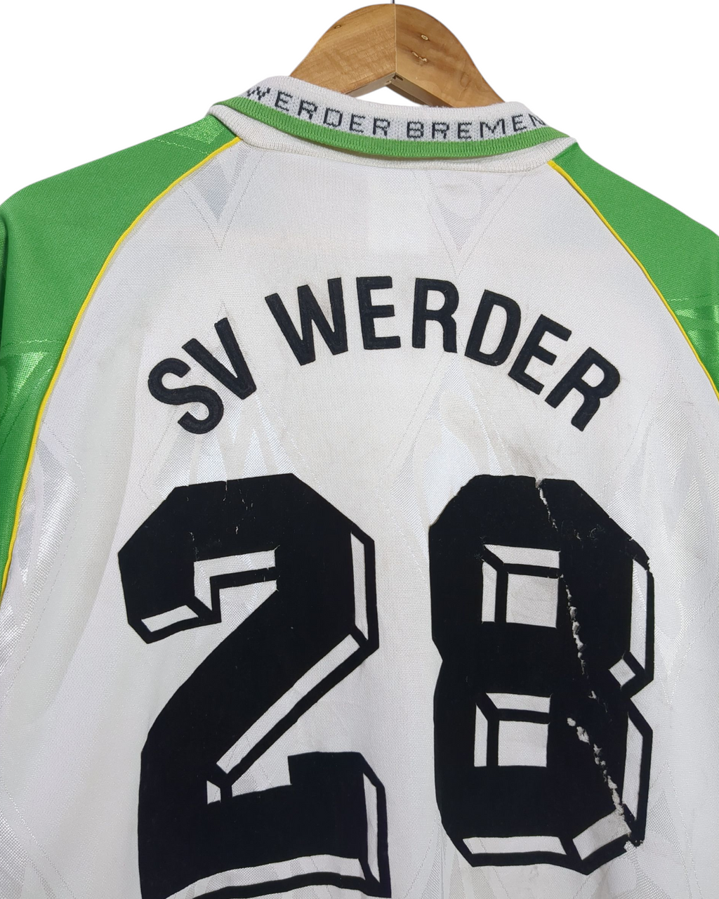 1995-96 Werder Bremen Puma Home Shirt #28 - (M)