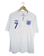 2010-11 England Umbro Home Shirt #7 Beckham - (L)
