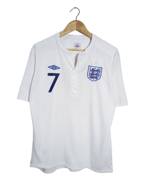 2010-11 England Umbro Home Shirt #7 Beckham - (L)
