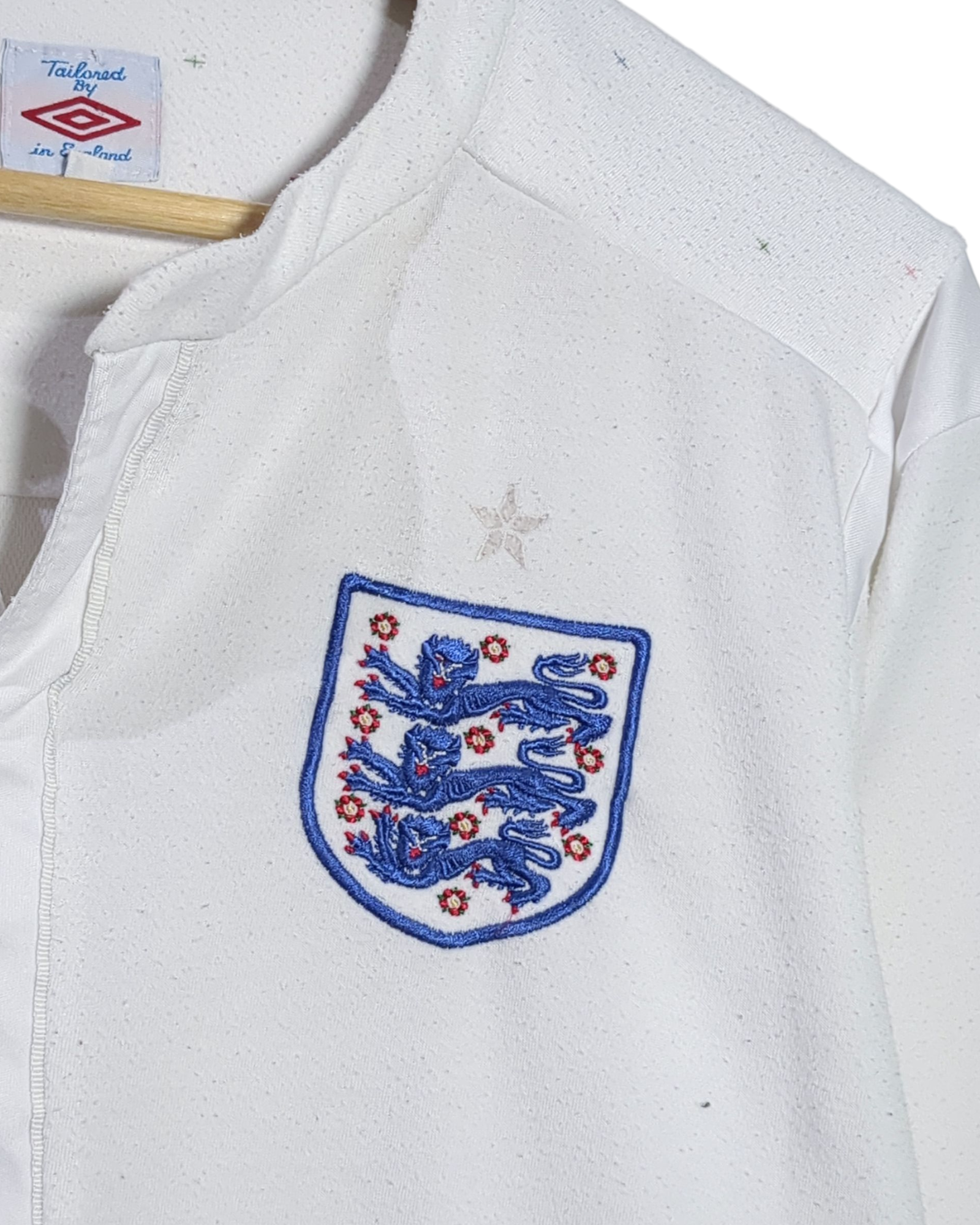 2010-11 England Umbro Home Shirt #7 Beckham - (L)
