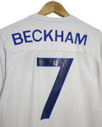 2010-11 England Umbro Home Shirt #7 Beckham - (L)