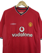 2000-02 Manchester United Umbro Home Shirt - (M)