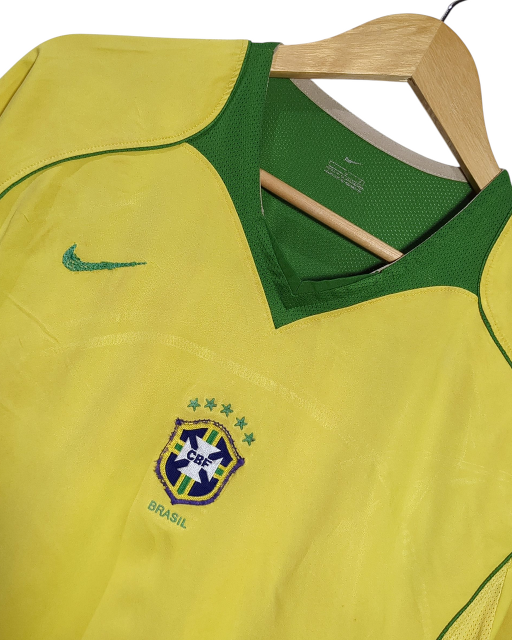 2004-06 Brazil Nike Home Shirt - (XL)