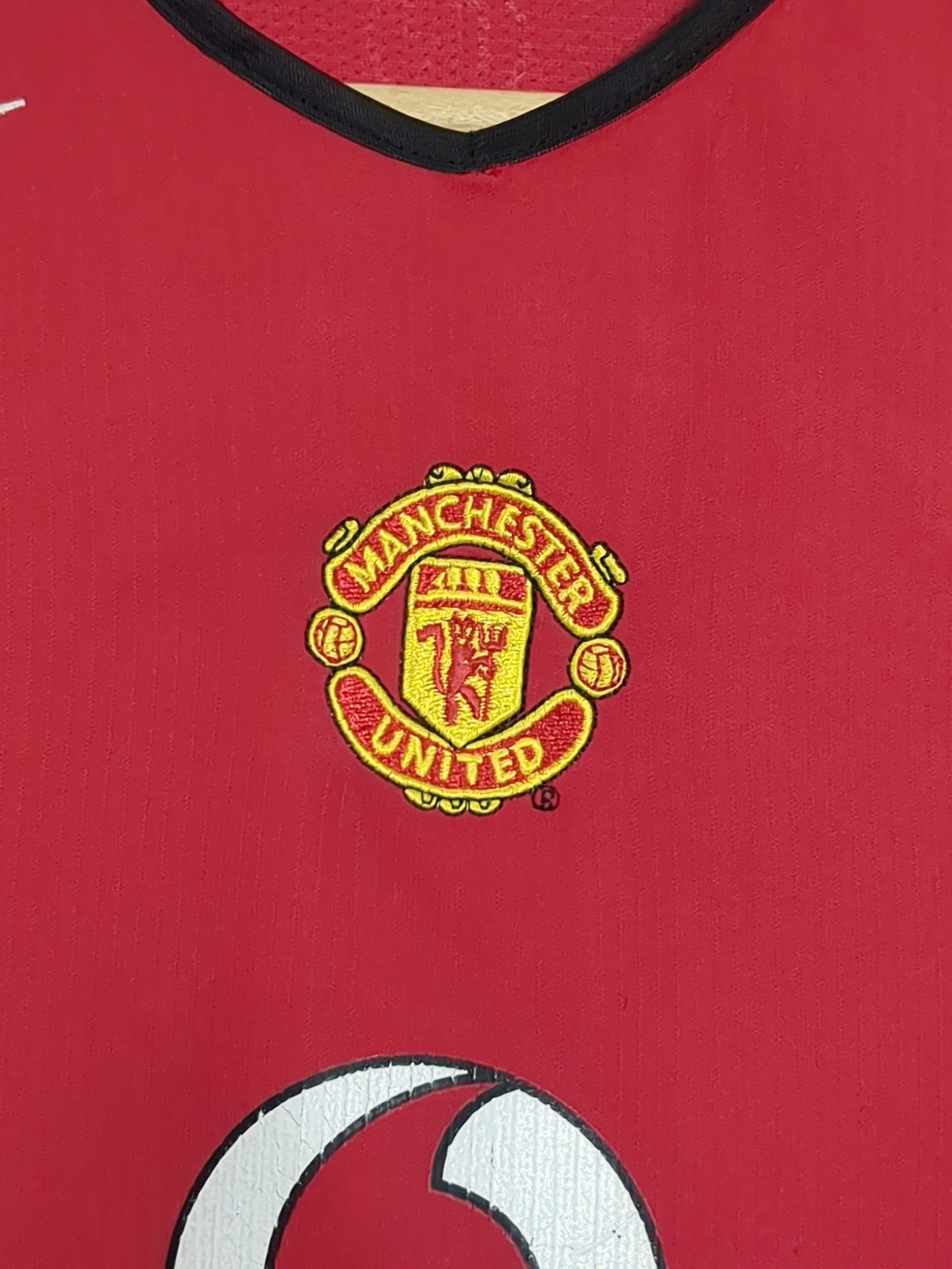 2004-06 Manchester United Nike Home Shirt - (L.Boys)