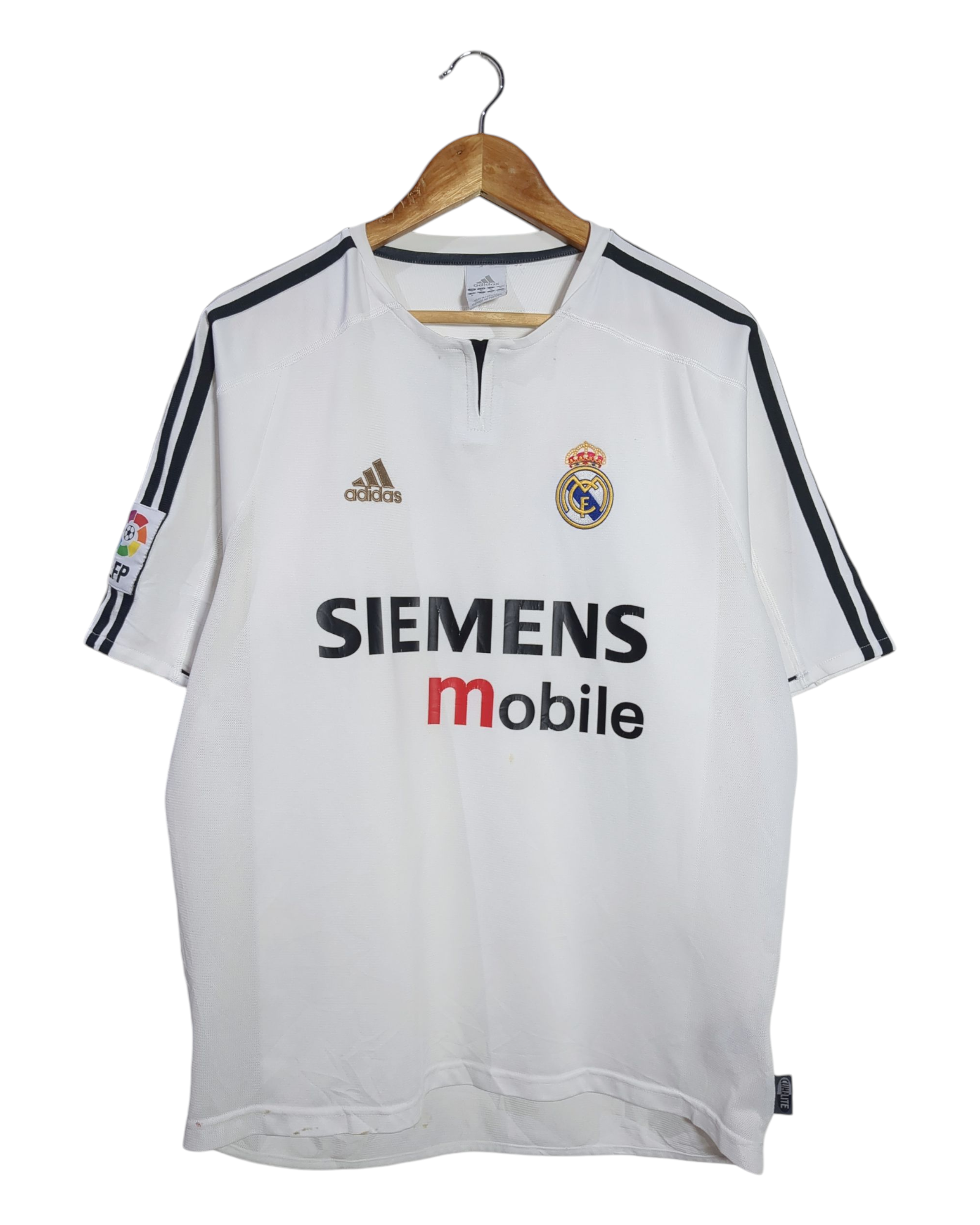 2003-04 Real Madrid Adidas Home Shirt - (M)