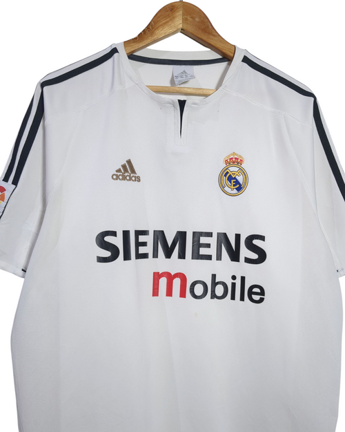 2003-04 Real Madrid Adidas Home Shirt - (M)