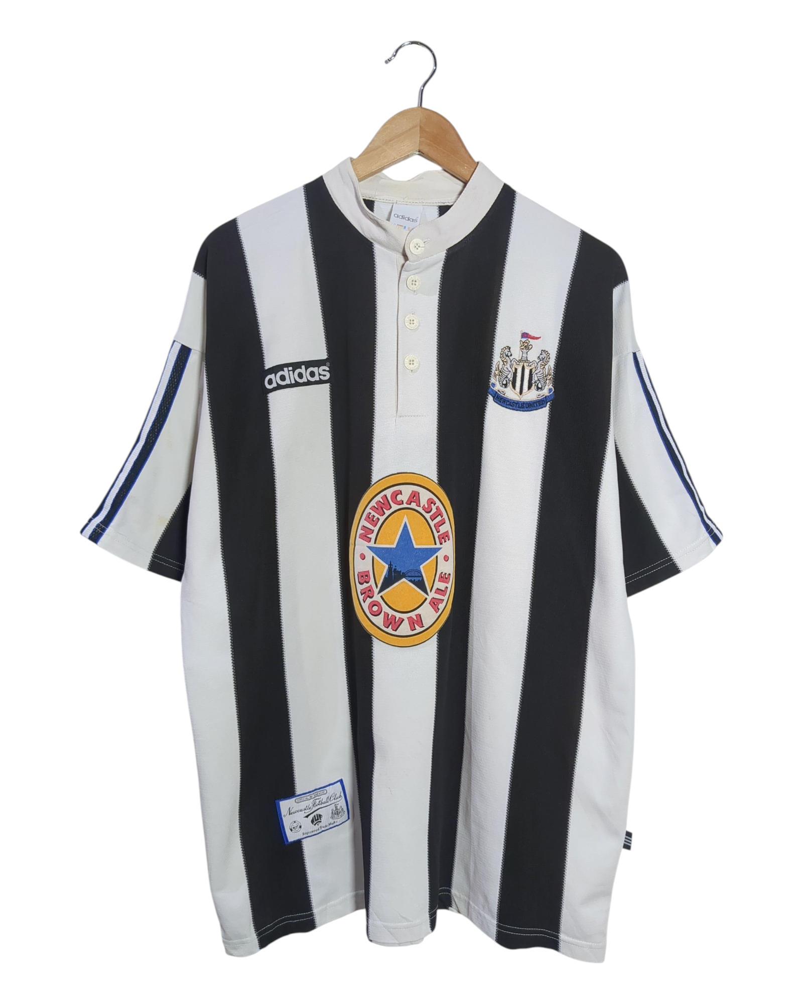 1995-97 Newcastle Adidas Home Shirt - (XL)