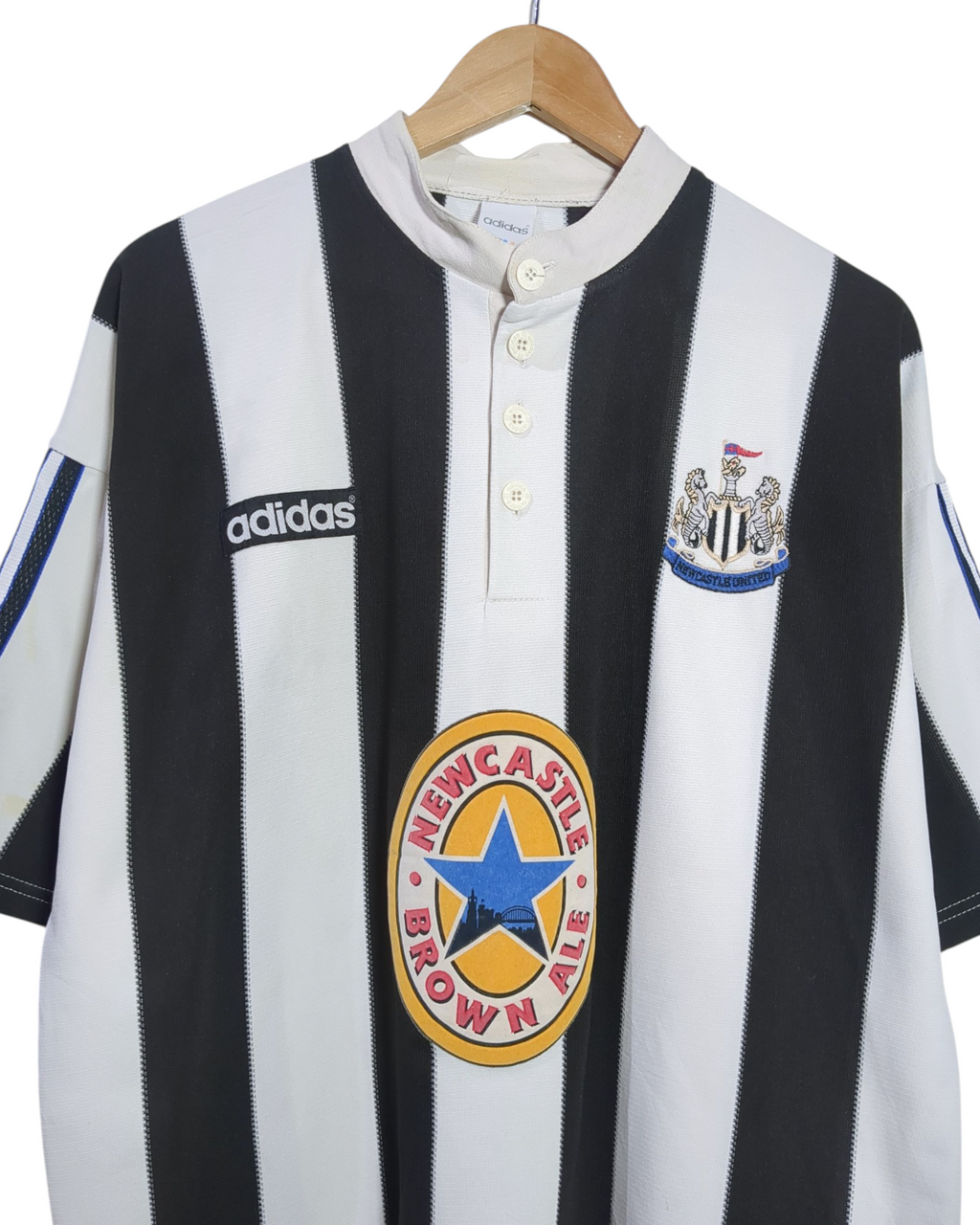 1995-97 Newcastle Adidas Home Shirt - (XL)