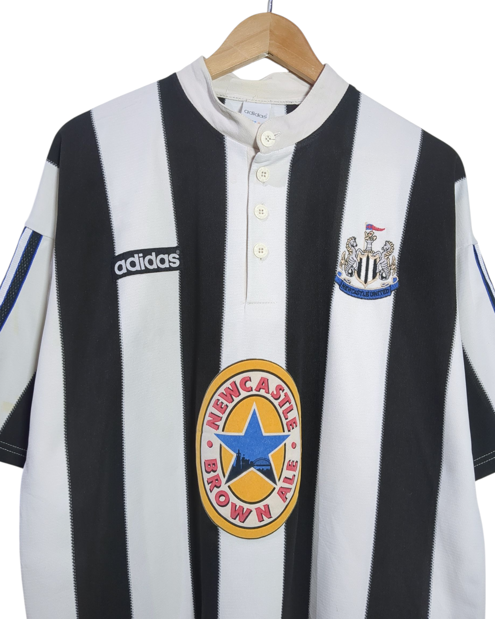 1995-97 Newcastle Adidas Home Shirt - (XL)