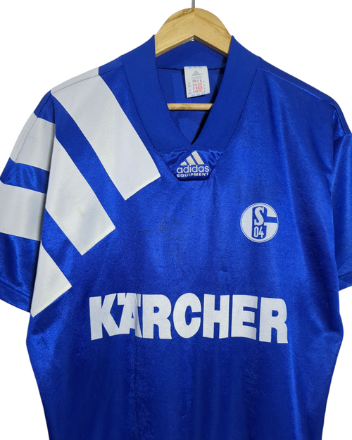 1994-96 Schalke Adidas Home Shirt - (L)