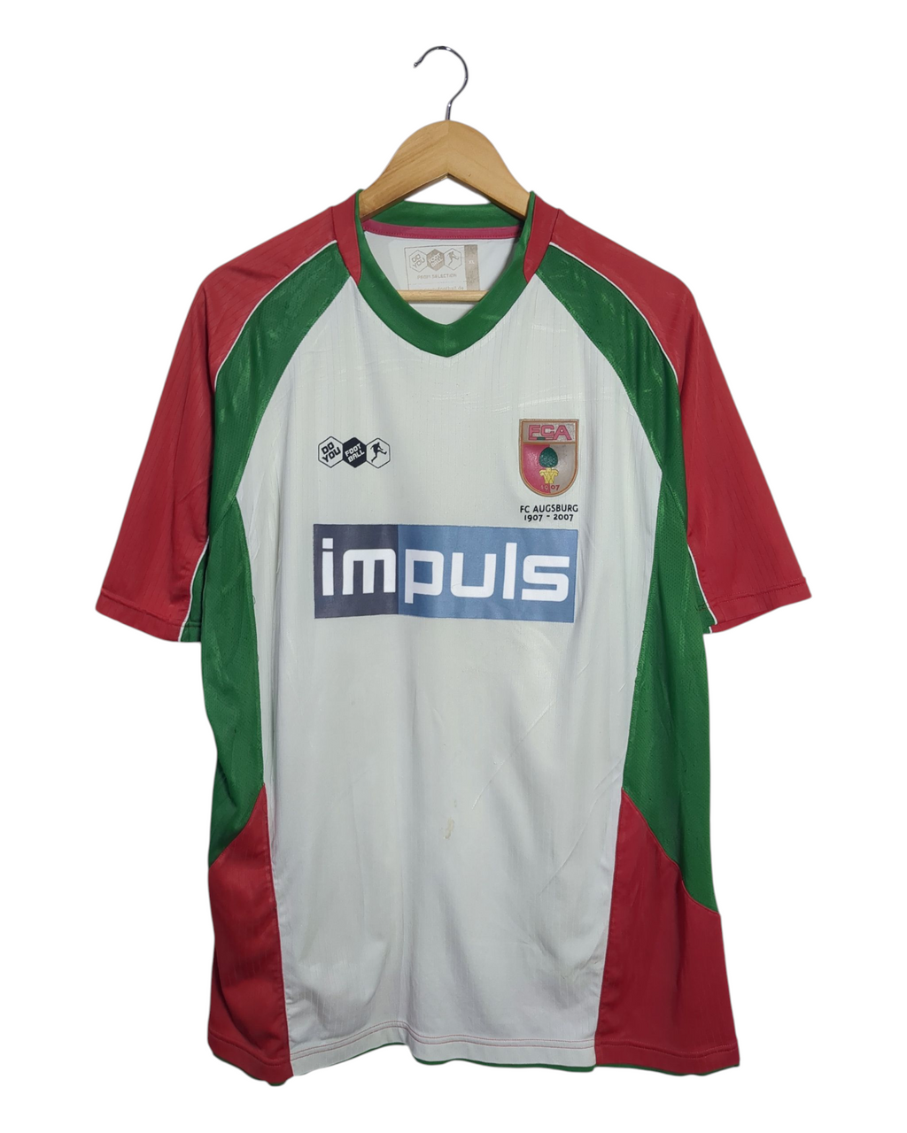 2007-08 Augsburg Do You Football Home Shirt - (L)