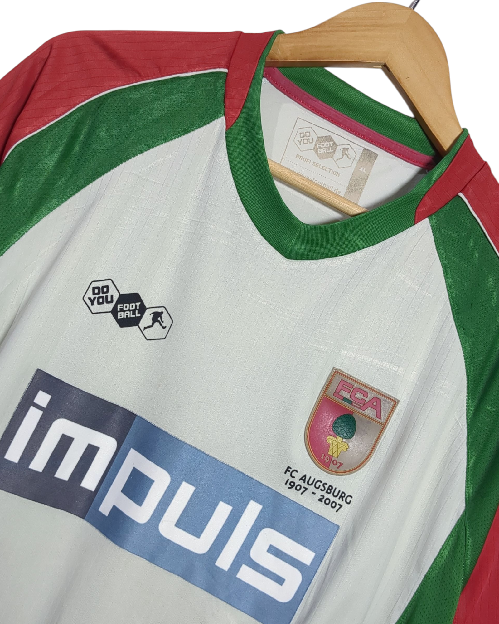 2007-08 Augsburg Do You Football Home Shirt - (L)