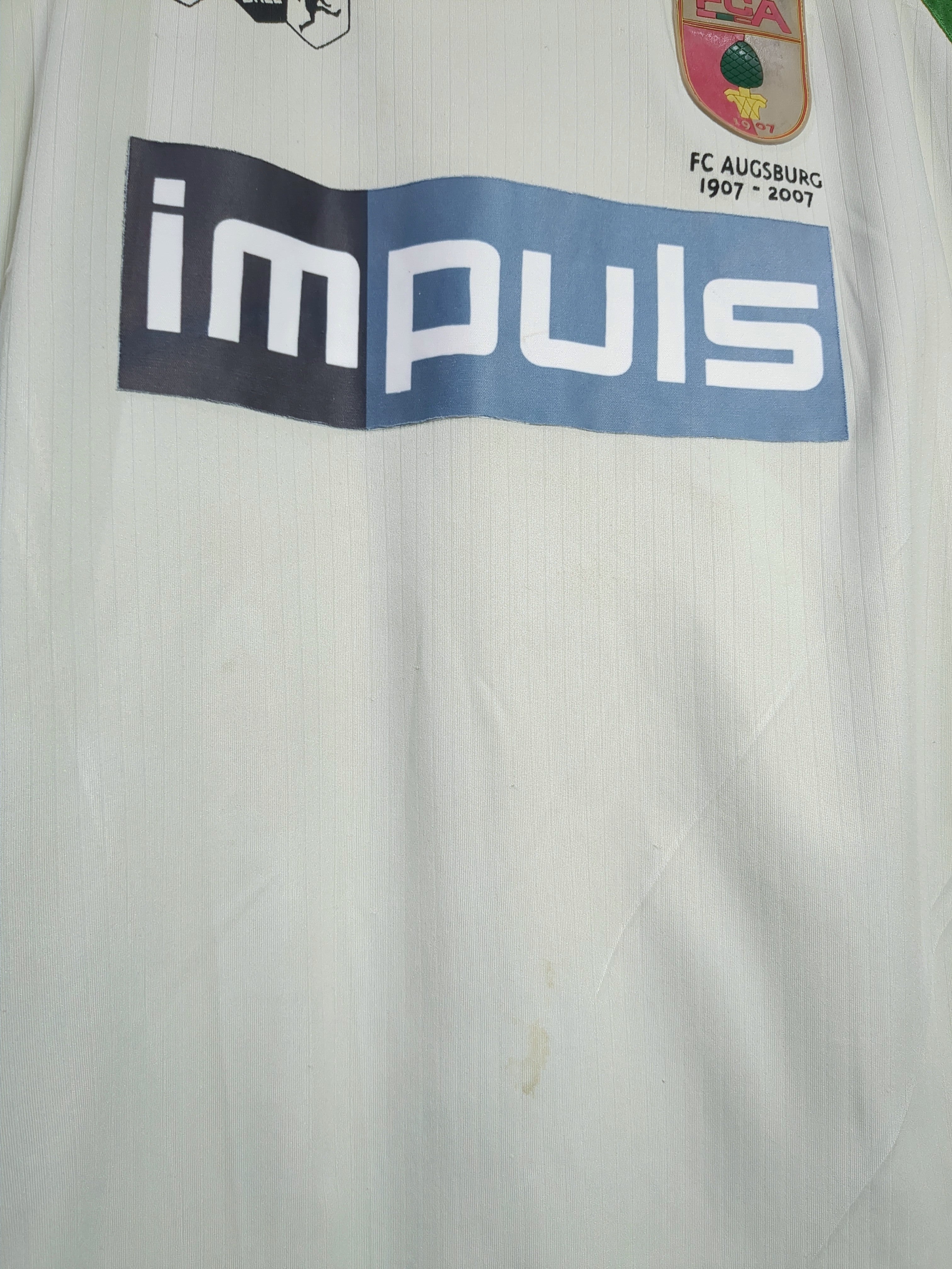 2007-08 Augsburg Do You Football Home Shirt - (L)