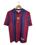 1998-00 Barcelona Nike Basic Home Shirt - (XL.Boys)