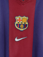 1998-00 Barcelona Nike Basic Home Shirt - (XL.Boys)