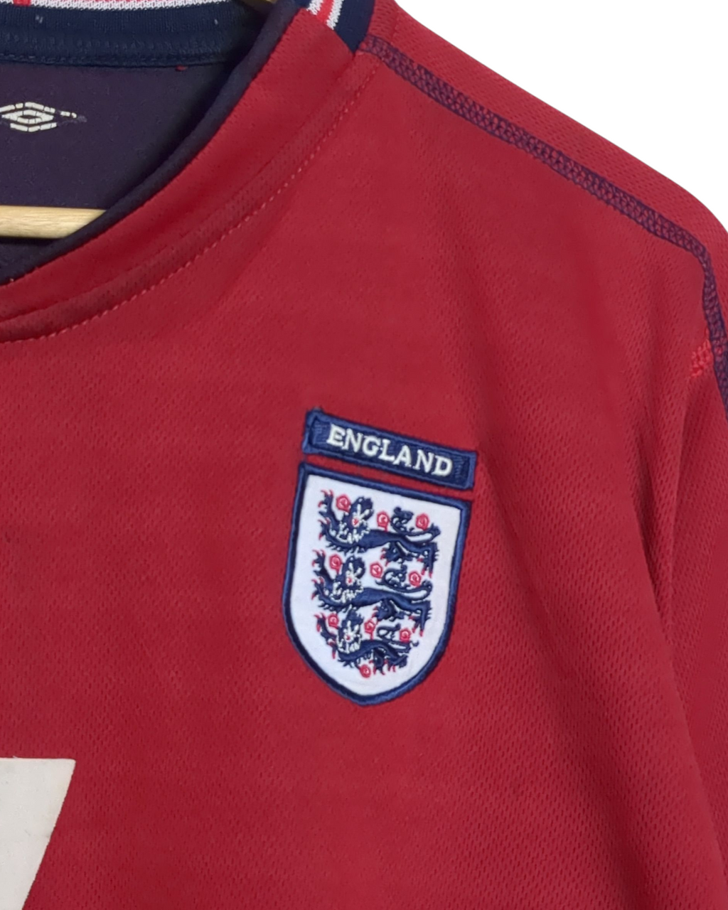 2002-04 England Umbro Reversible Away Shirt #7 Beckham - (XL)