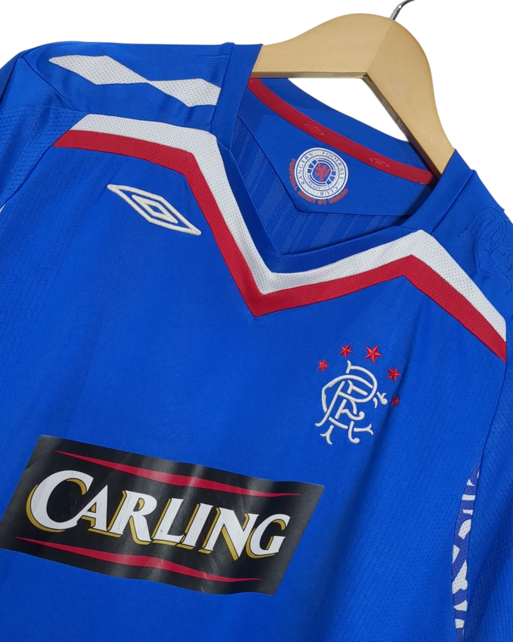 2007-08 Rangers Umbro Home Shirt - (L)