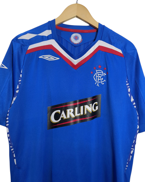 2007-08 Rangers Umbro Home Shirt - (L)
