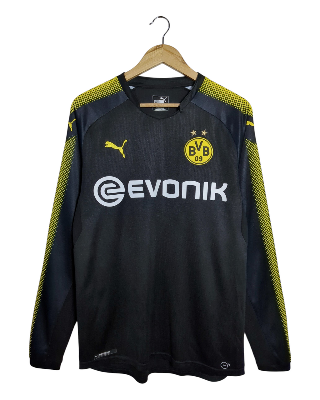 2017-18 Borussia Dortmund Puma Away L/S Shirt - (M)