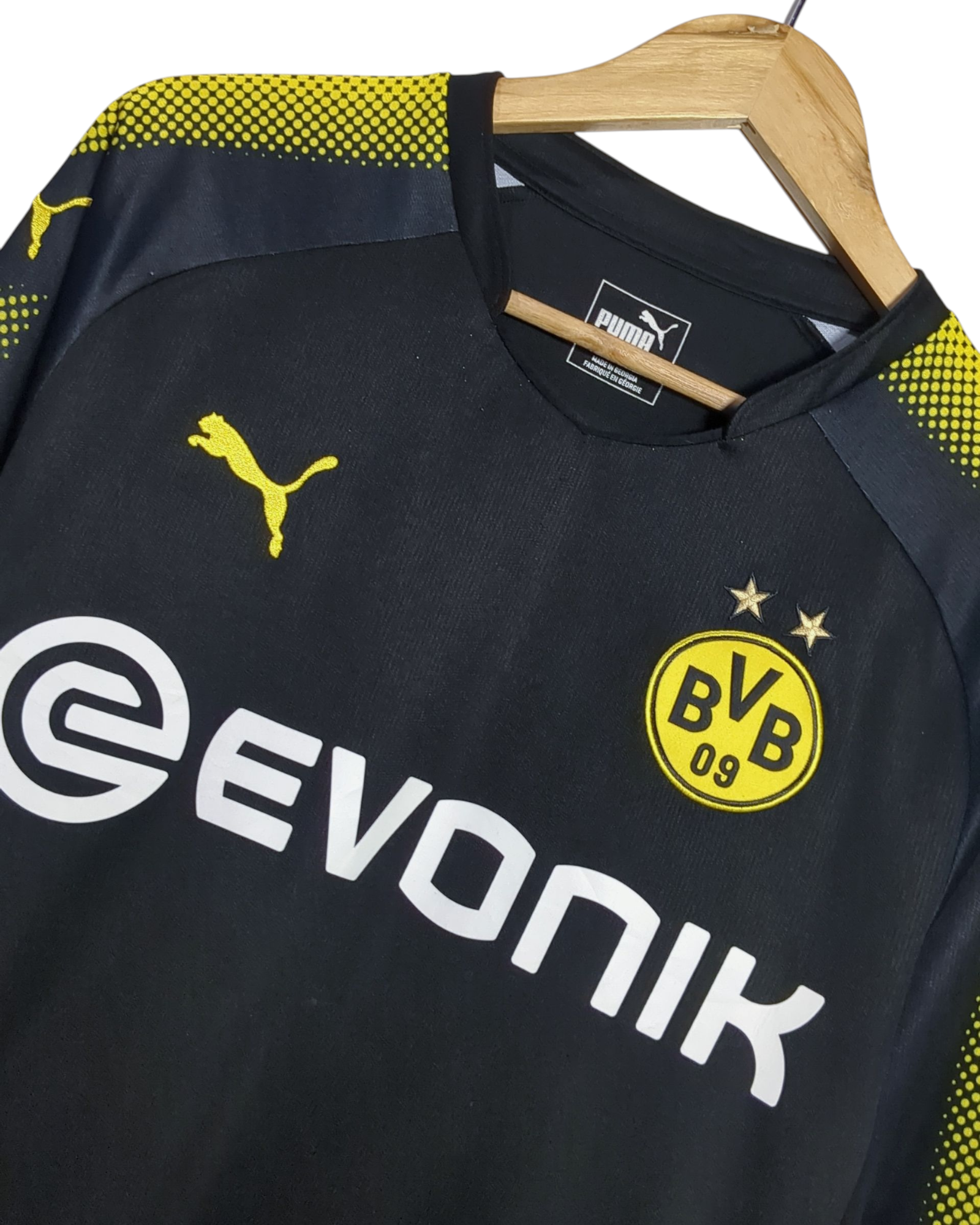 2017-18 Borussia Dortmund Puma Away L/S Shirt - (M)