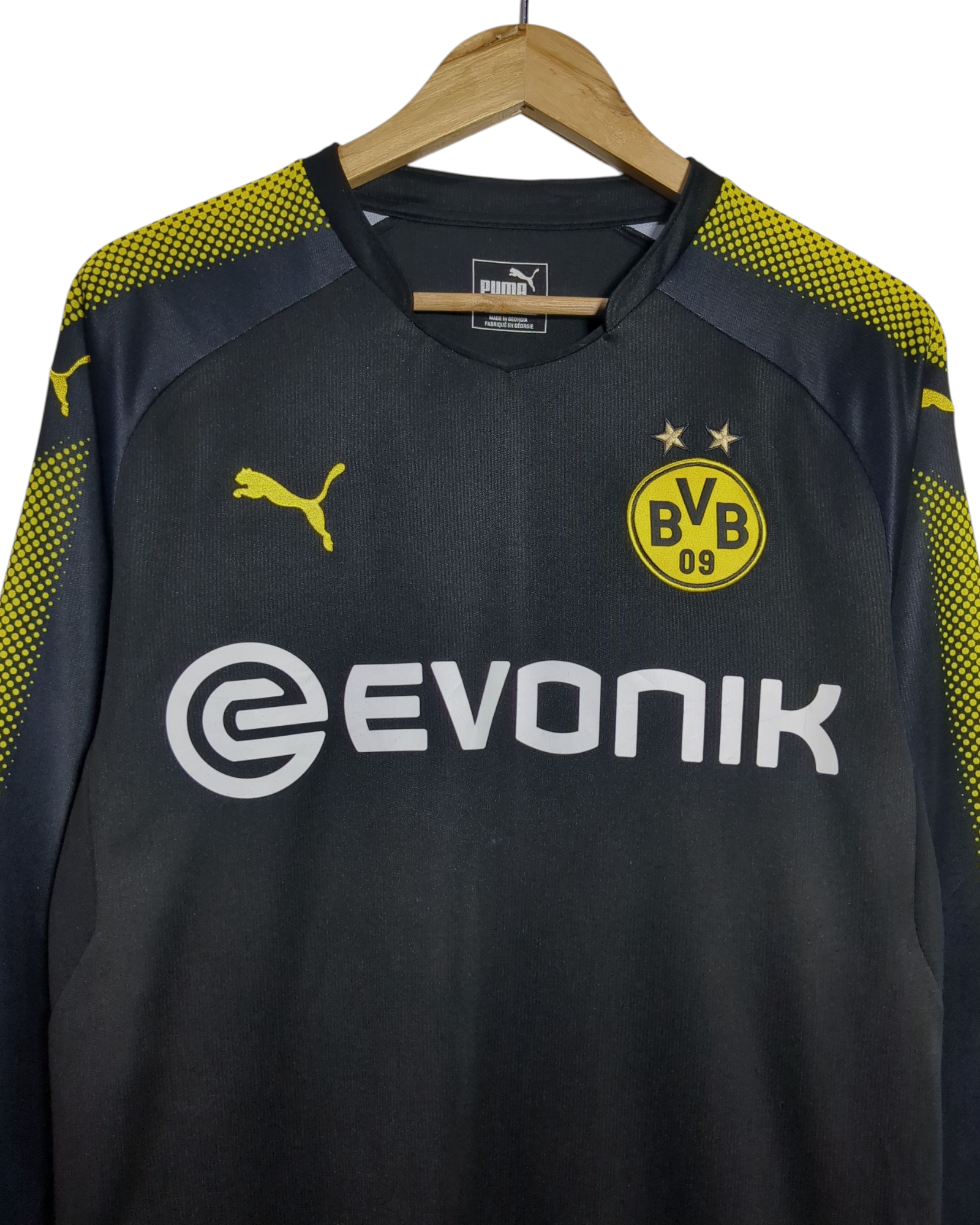 2017-18 Borussia Dortmund Puma Away L/S Shirt - (M)
