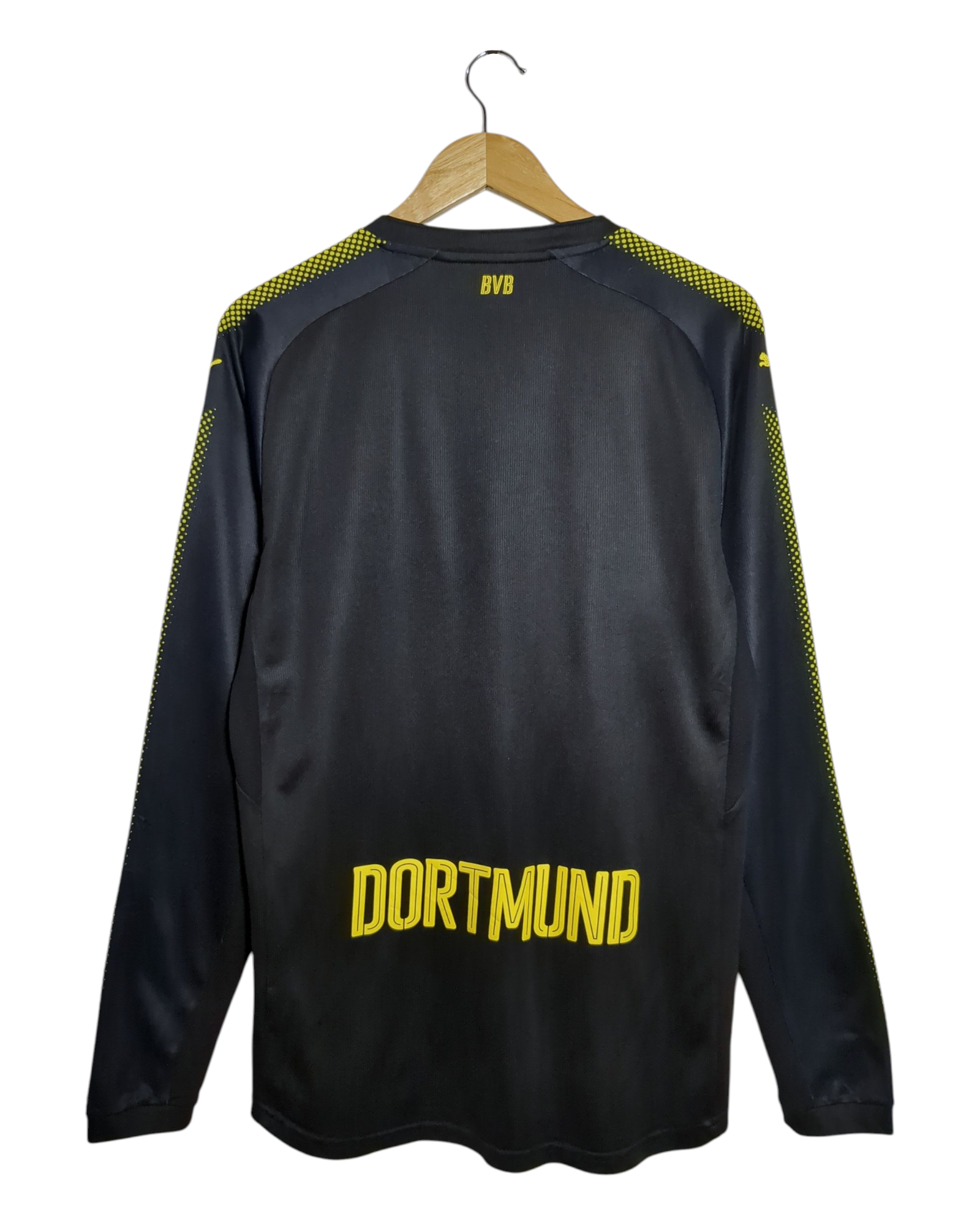 2017-18 Borussia Dortmund Puma Away L/S Shirt - (M)