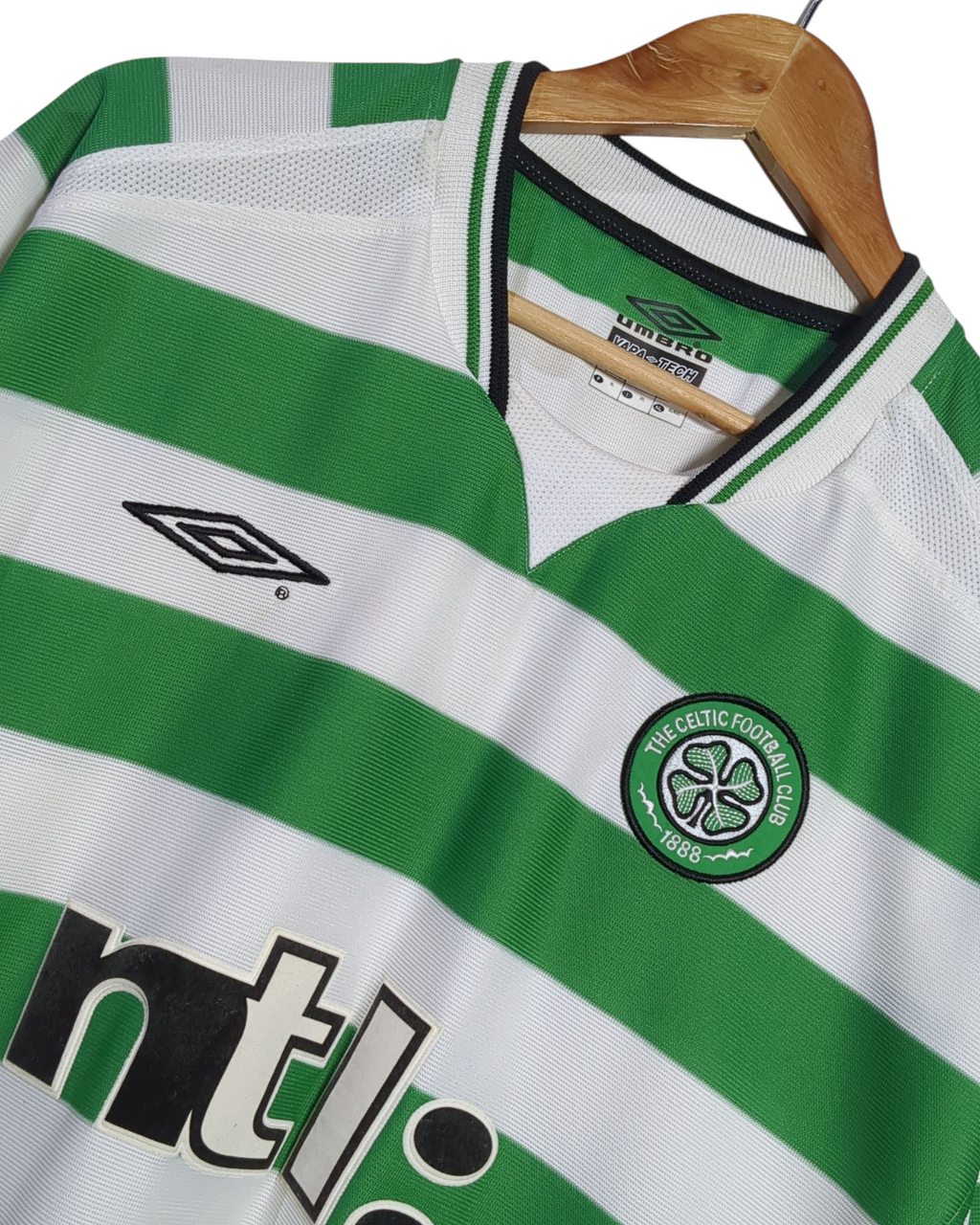 2001-03 Celtic Umbro Home Shirt - (XL)
