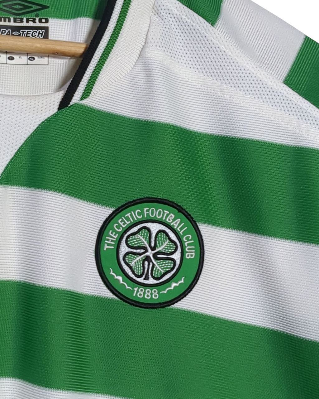 2001-03 Celtic Umbro Home Shirt - (XL)