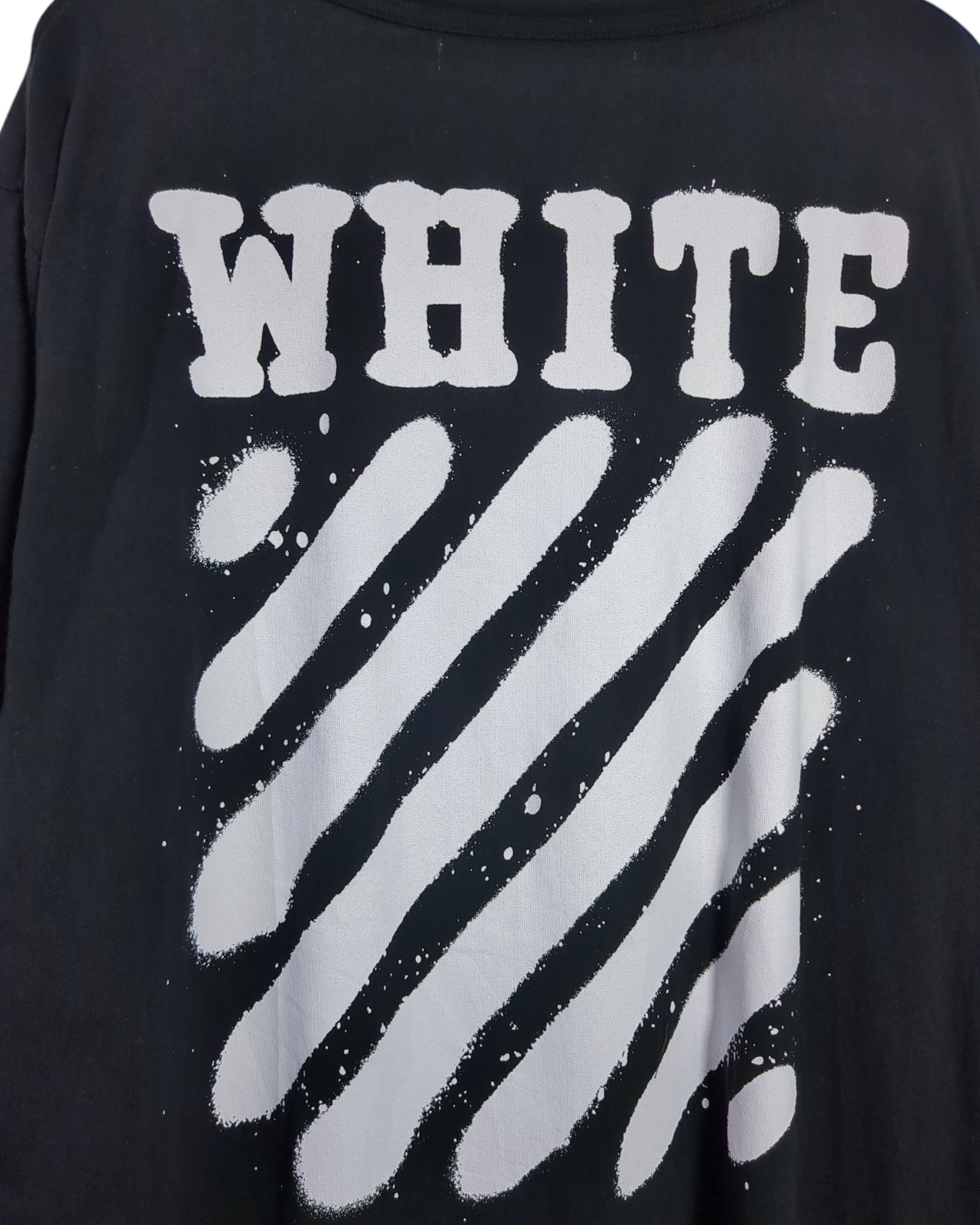 Off-White Diag Spray Tee - (XL)