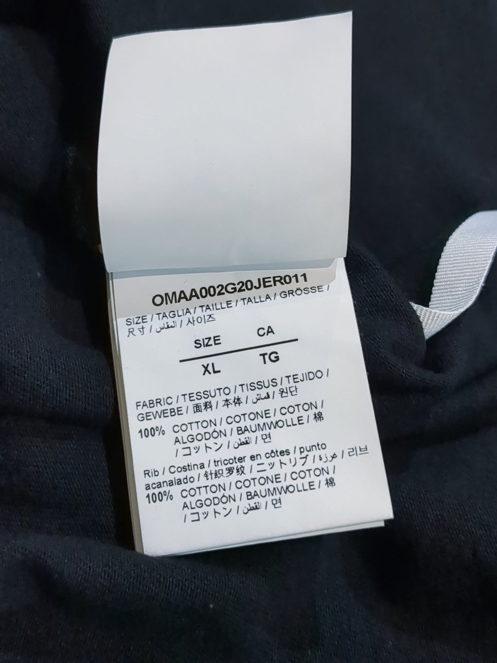 Off-White Diag Spray Tee - (XL)